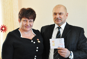 Награждение Г.П. Байкаловой